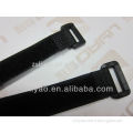 Black woven strap with buckle clip